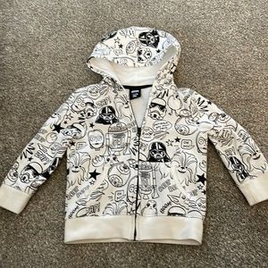Star Wars “Spotted Zebra” brand hoodie, size 4